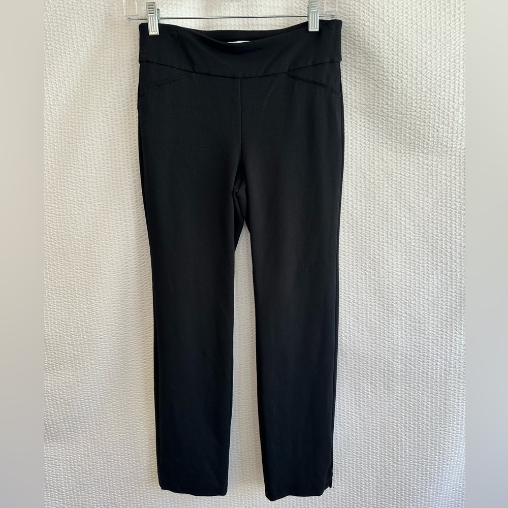 CHARTER CLUB Black Cambridge Slim Ankle Pants Women's Size 2 Petite Stretch Work